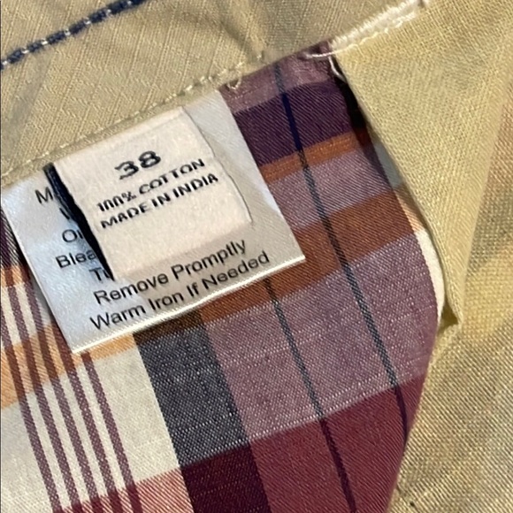 Joseph Abboud Men's Plaid Shorts in Red, Blue, and White - Picture 8 of 8